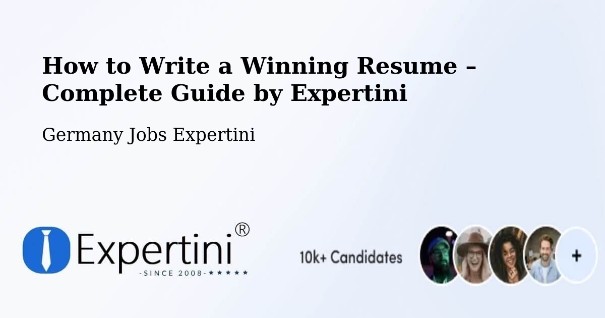 Resume Writing Guide for Job Seekers – Abenberg - Abenberg, Germany Jobs Expertini